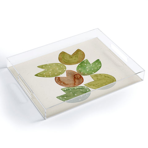 Pauline Stanley Lilly Pads Acrylic Tray