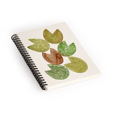 Pauline Stanley Lilly Pads Spiral Notebook