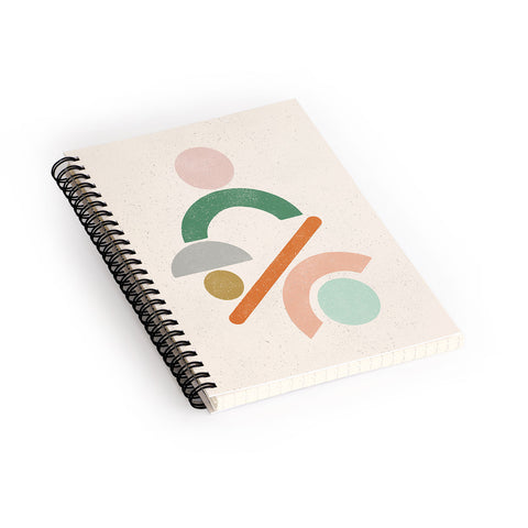 Pauline Stanley Mobile Shapes Spiral Notebook