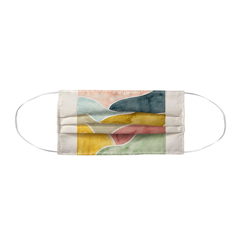 Pauline Stanley Watercolor Abstract Landscape Face Mask