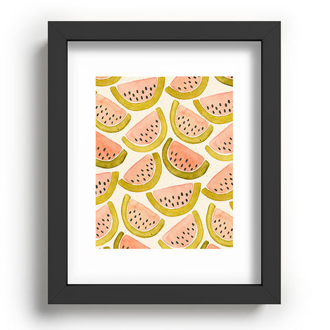 Pauline Stanley Watermelon Pattern Recessed Framing Rectangle