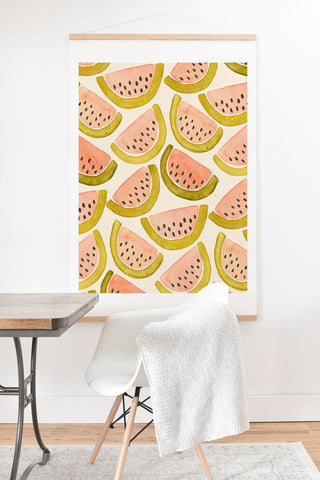 Pauline Stanley Watermelon Pattern Art Print And Hanger