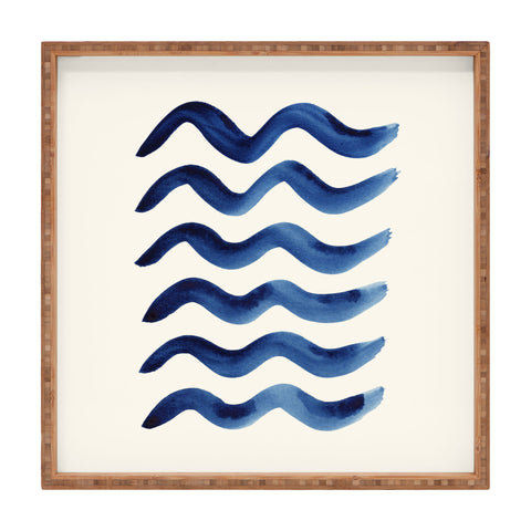 Pauline Stanley Waves Strokes Square Tray