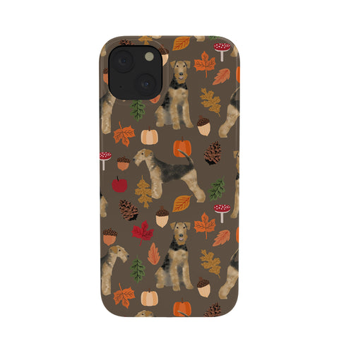 Petfriendly Airedale Terrier Autumn Fall Phone Case