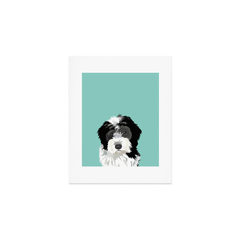 Petfriendly Bernedoodle pet portrait Art Print