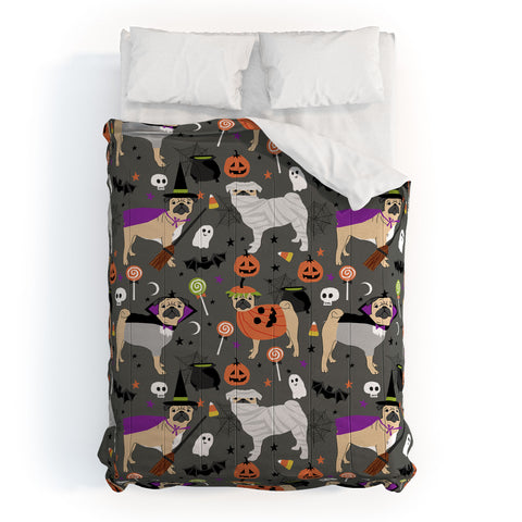 Petfriendly Pug halloween costumes mummy w Comforter