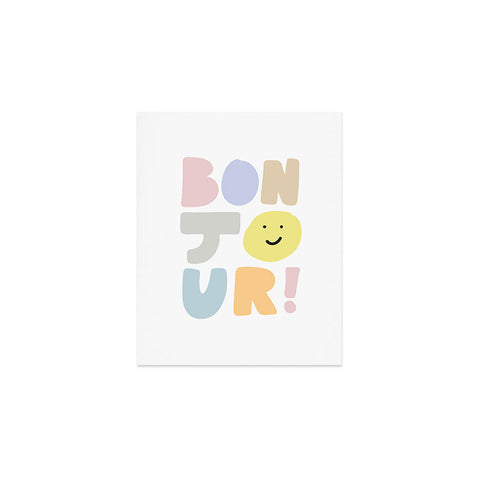 Phirst Bonjour smile Art Print