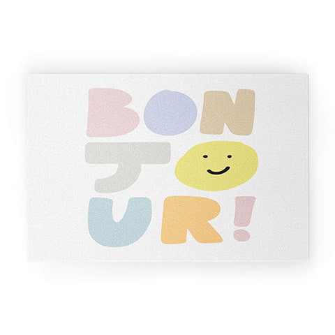 Phirst Bonjour smile Welcome Mat