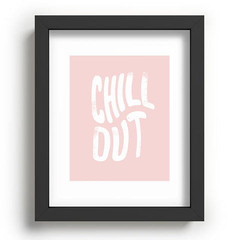 Phirst Chill Out Vintage Pink Recessed Framing Rectangle