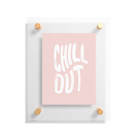 Phirst Chill Out Vintage Pink Floating Acrylic Print