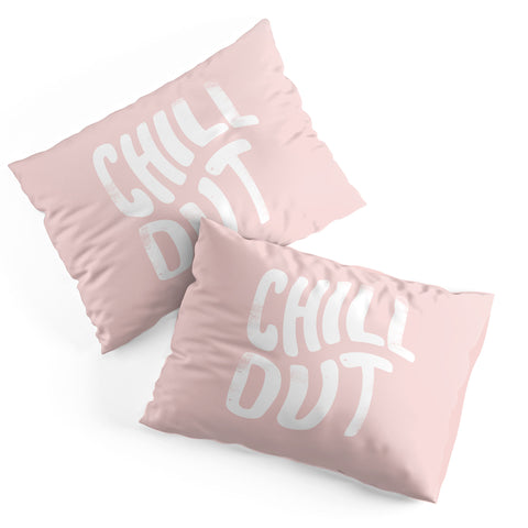 Phirst Chill Out Vintage Pink Pillow Shams
