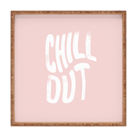 Phirst Chill Out Vintage Pink Square Tray