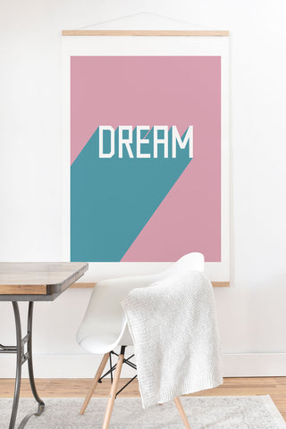 Phirst Dream Typography Art Print And Hanger
