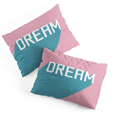 Phirst Dream Typography Pillow Shams