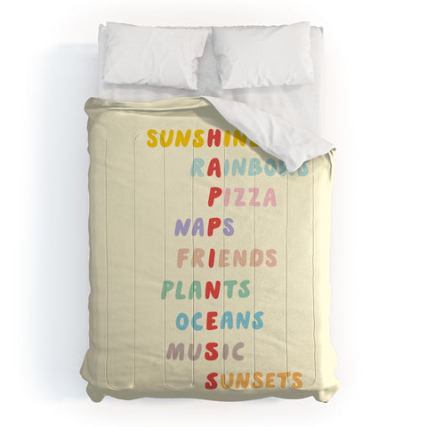 Phirst Favorite things Sunshine Comforter