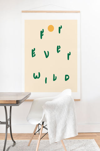 Phirst Forever Wild Cacti Art Print And Hanger