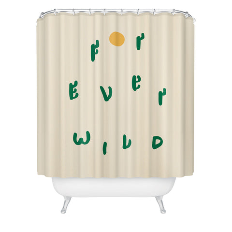 Phirst Forever Wild Cacti Shower Curtain