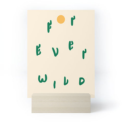 Phirst Forever Wild Cacti Mini Art Print