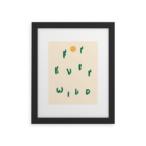 Phirst Forever Wild Cacti Framed Art Print