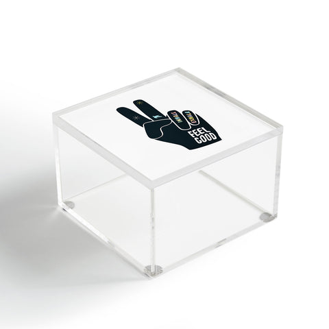 Phirst Inhale Exhale Peace Sign Acrylic Box