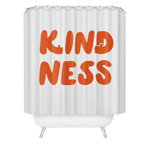 Phirst Kindness Thumbs Up Shower Curtain