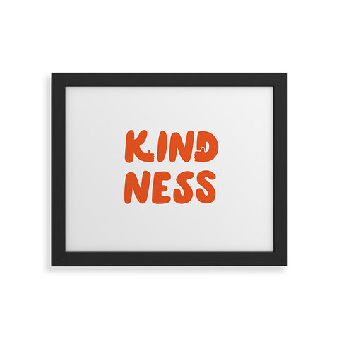 Phirst Kindness Thumbs Up Framed Art Print