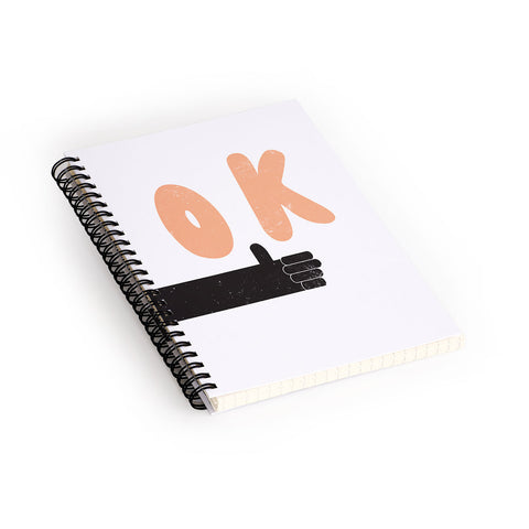 Phirst OK Thumbs Up Spiral Notebook
