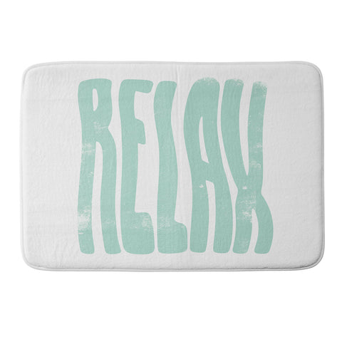 Phirst Relax vintage green Memory Foam Bath Mat