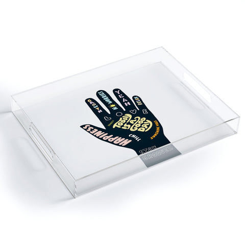 Phirst Today is a good day hand Acrylic Tray