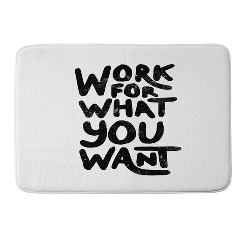 Phirst Work for what you want Memory Foam Bath Mat