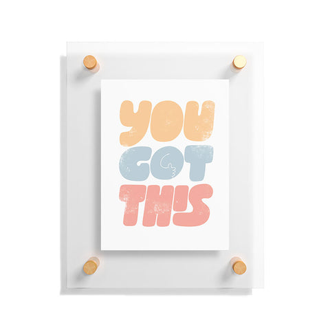 Phirst You Got This Vintage Floating Acrylic Print