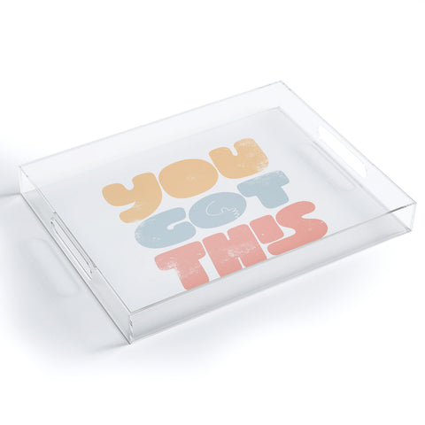 Phirst You Got This Vintage Acrylic Tray