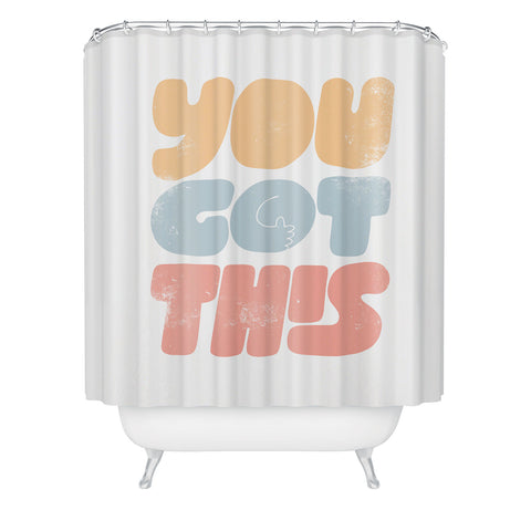 Phirst You Got This Vintage Shower Curtain