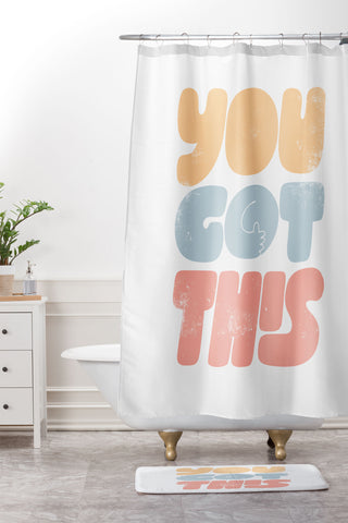 Phirst You Got This Vintage Shower Curtain And Mat