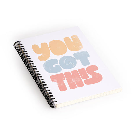 Phirst You Got This Vintage Spiral Notebook