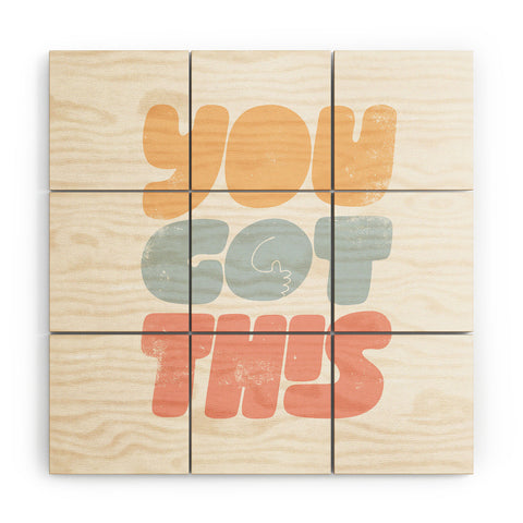 Phirst You Got This Vintage Wood Wall Mural