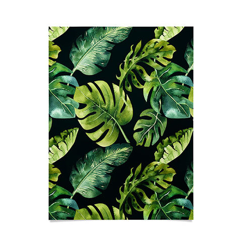 PI Photography and Designs Botanical Tropical Palm Leaves Poster