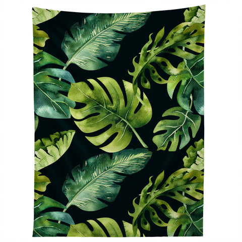 PI Photography and Designs Botanical Tropical Palm Leaves Tapestry