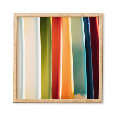 PI Photography and Designs Colorful Surfboards Framed Wall Art