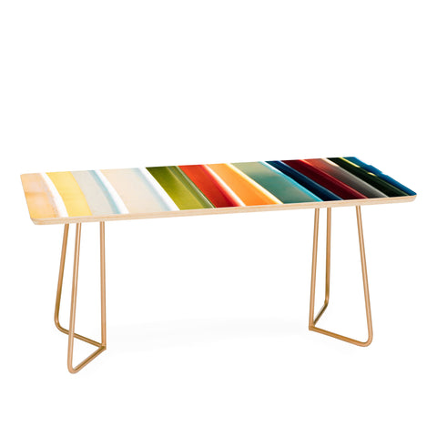 PI Photography and Designs Colorful Surfboards Coffee Table