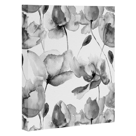 PI Photography and Designs Poppy Floral Pattern Art Canvas