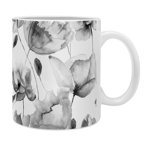 PI Photography and Designs Poppy Floral Pattern Coffee Mug