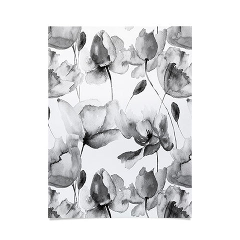 PI Photography and Designs Poppy Floral Pattern Poster
