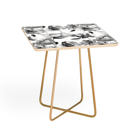 PI Photography and Designs Poppy Floral Pattern Side Table