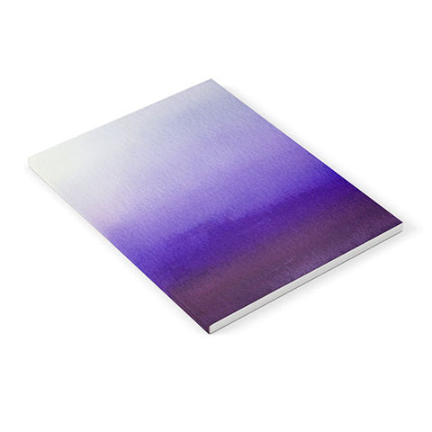 PI Photography and Designs Purple White Watercolor Blend Notebook
