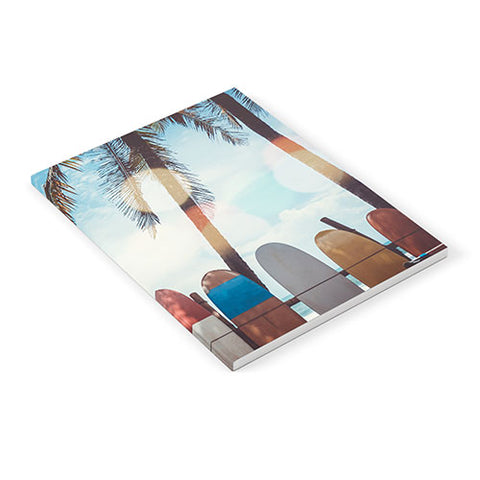 PI Photography and Designs Tropical Surfboard Scene Notebook