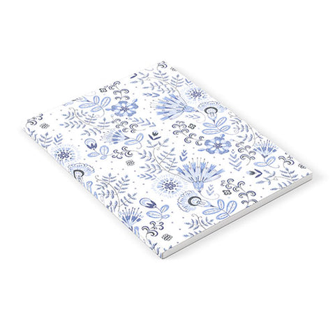 Pimlada Phuapradit Blue and white floral 1 Notebook