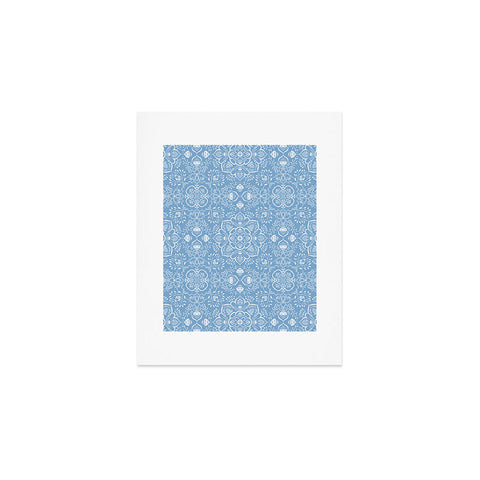 Pimlada Phuapradit Blue and white ivy tiles Art Print