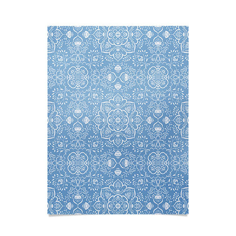 Pimlada Phuapradit Blue and white ivy tiles Poster