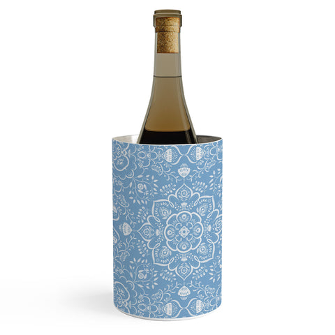 Pimlada Phuapradit Blue and white ivy tiles Wine Chiller